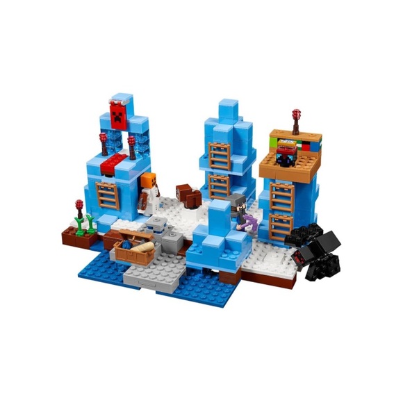 LEGO MINECRAFT The Ice Spikes Lego Kit! 454 Pieces | For Ages 8+ - Picture 6 of 11